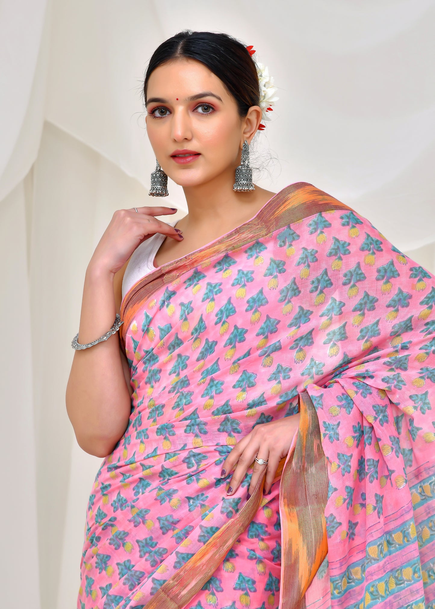 Pastel Petal Saree