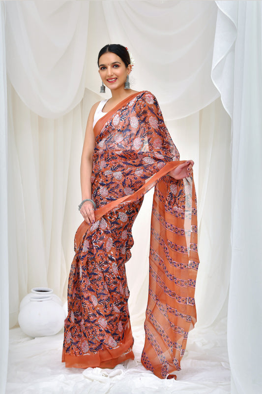 Tranquil Meadow Saree