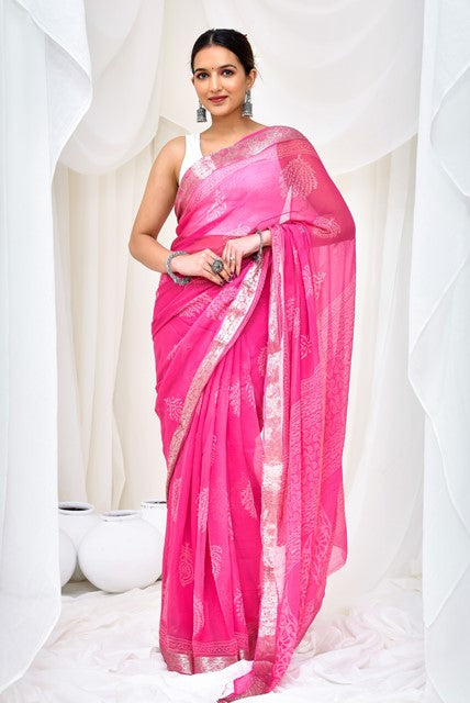 Blush Petal Saree