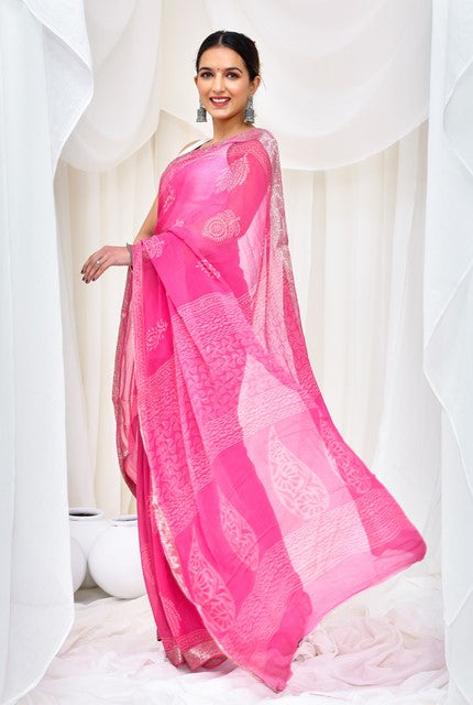 Blush Petal Saree