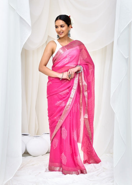 Blush Petal Saree