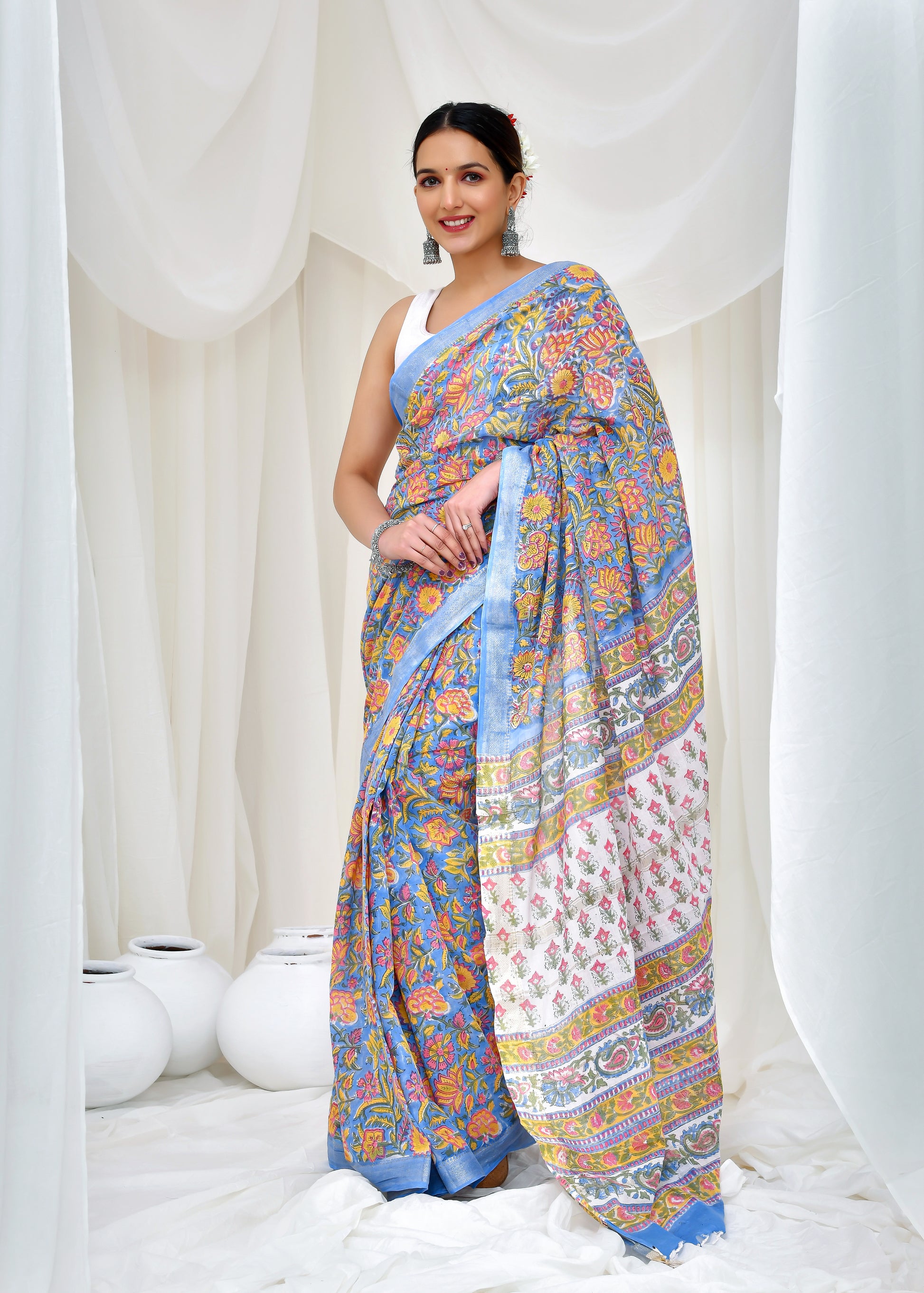 Vibrant Horizon Saree