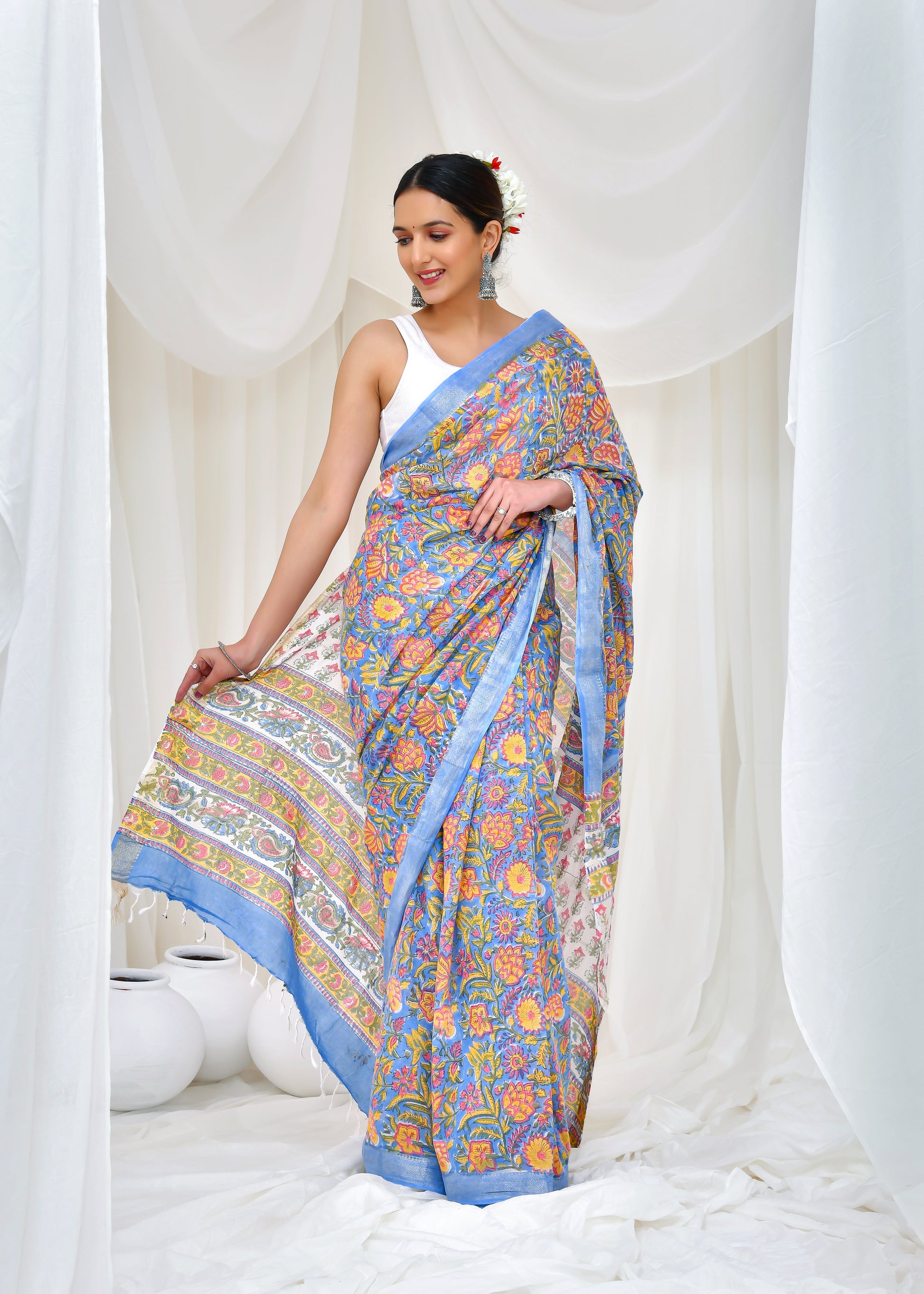 Vibrant Horizon Saree