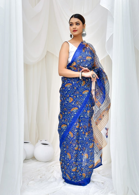 Azure Dusk Saree