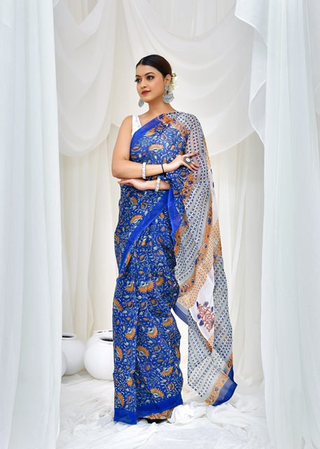 Azure Dusk Saree