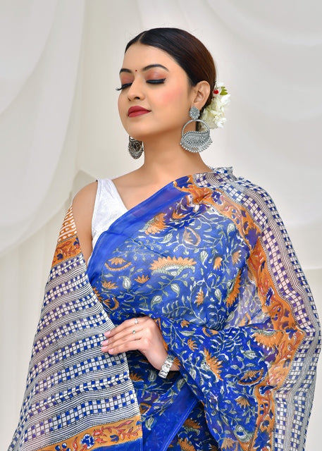 Azure Dusk Saree