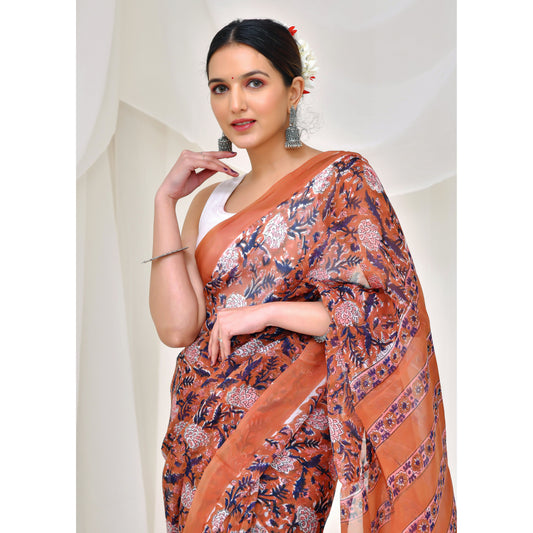 Tranquil Meadow Saree