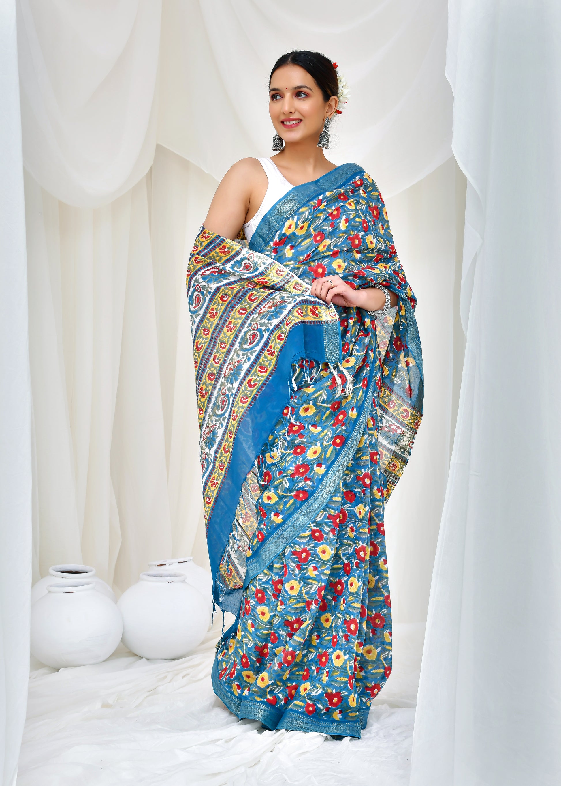 Twilight Garden Saree