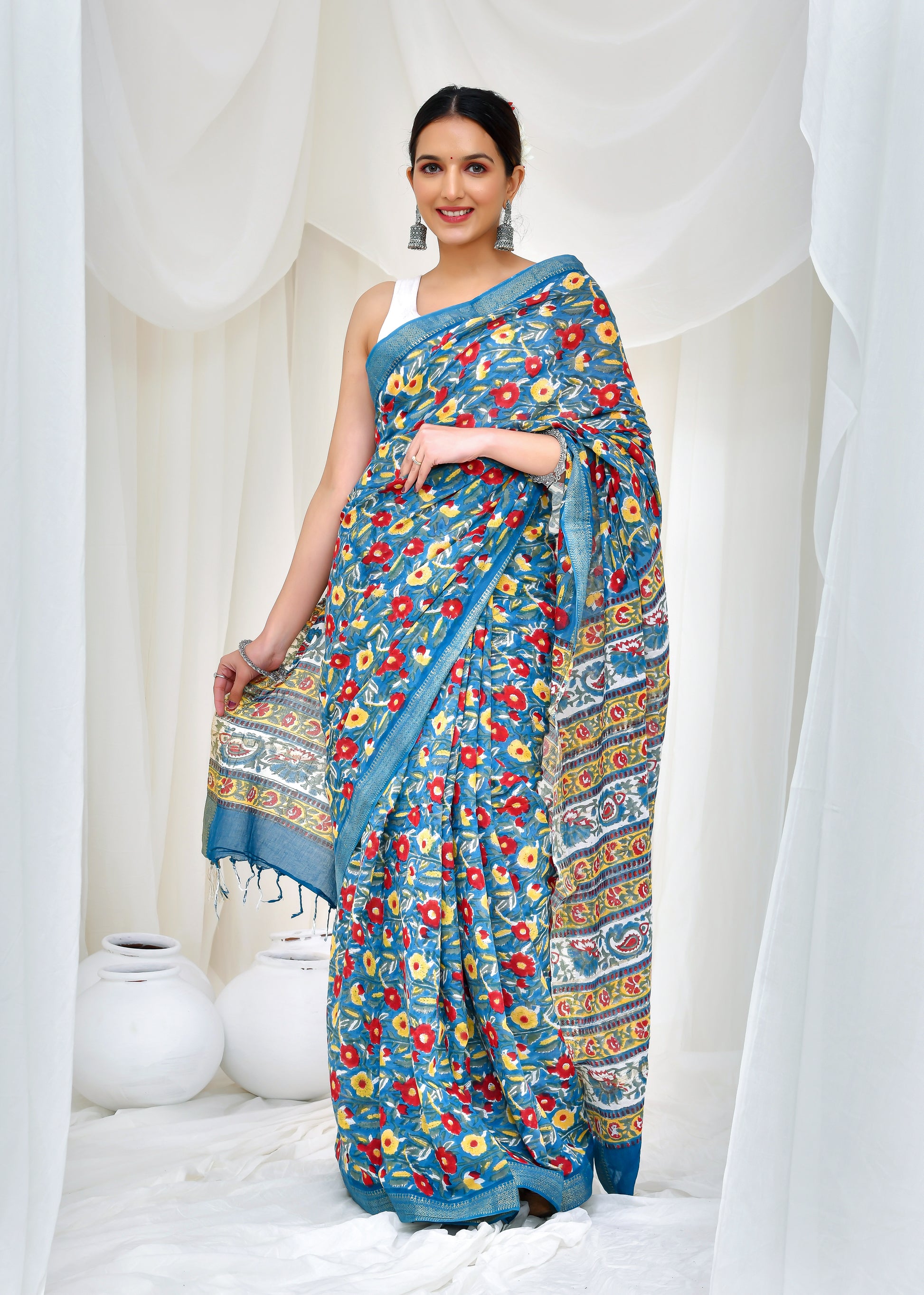 Twilight Garden Saree