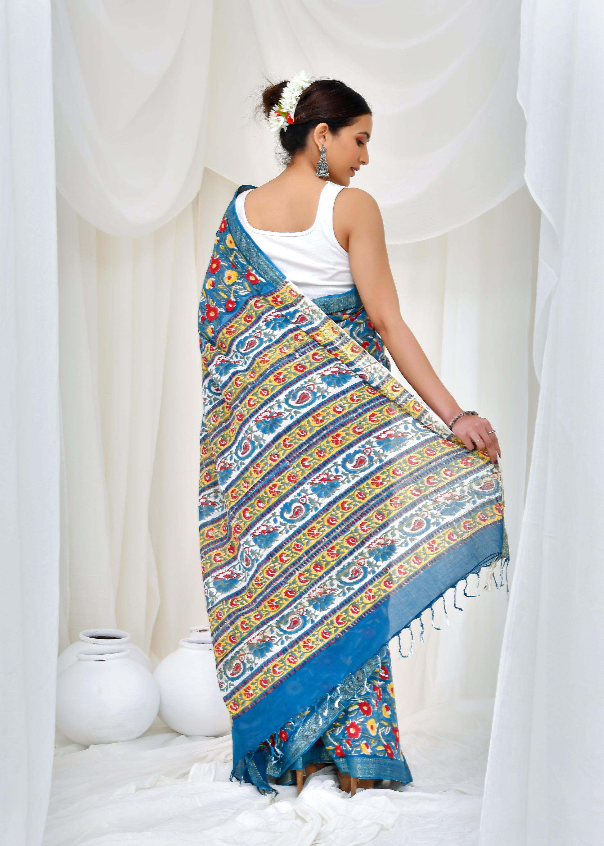 Twilight Garden Saree