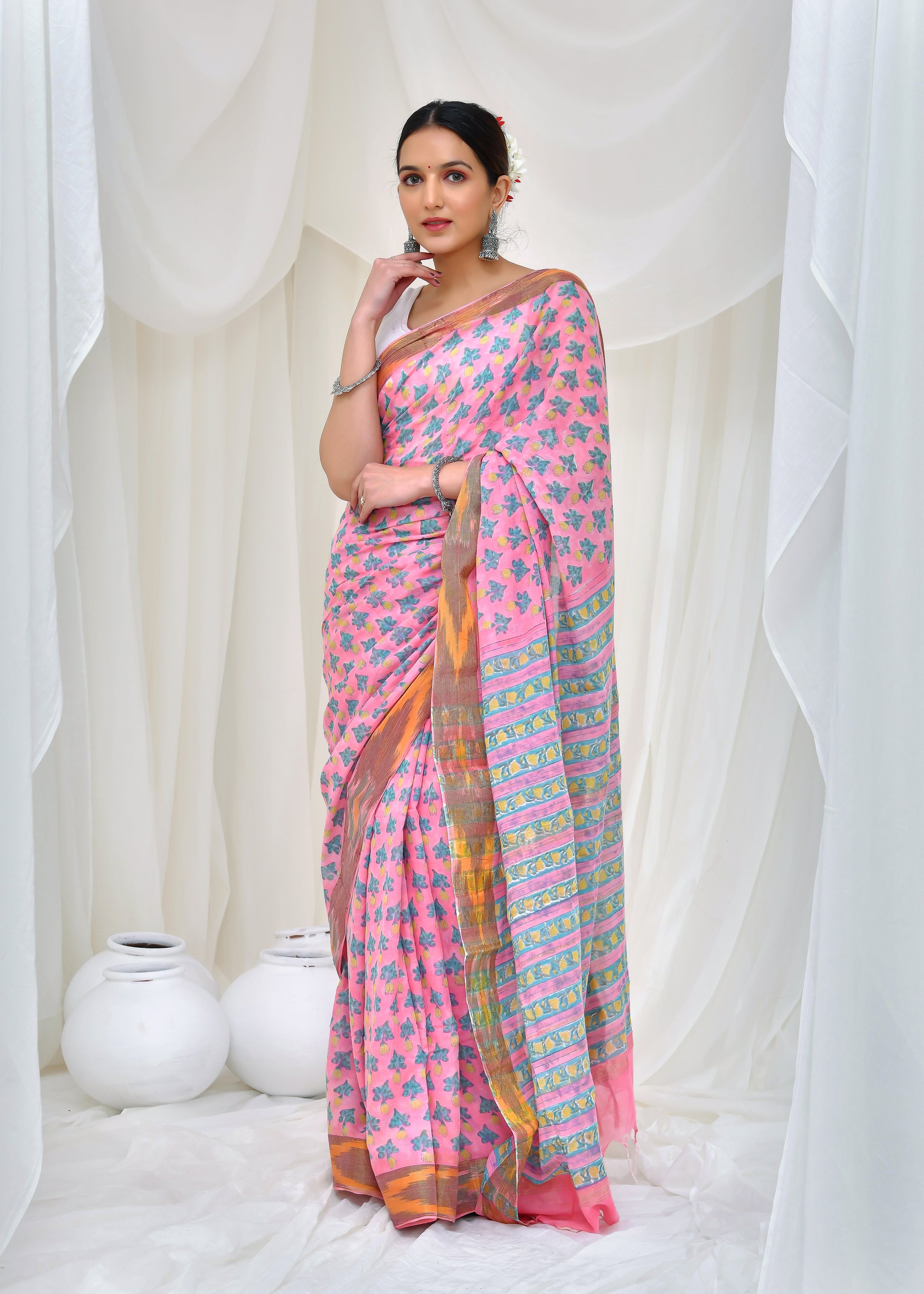 Pastel Petal Saree