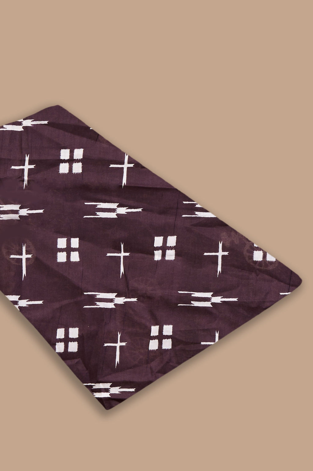 Cocoa Curve Mulmul Saree