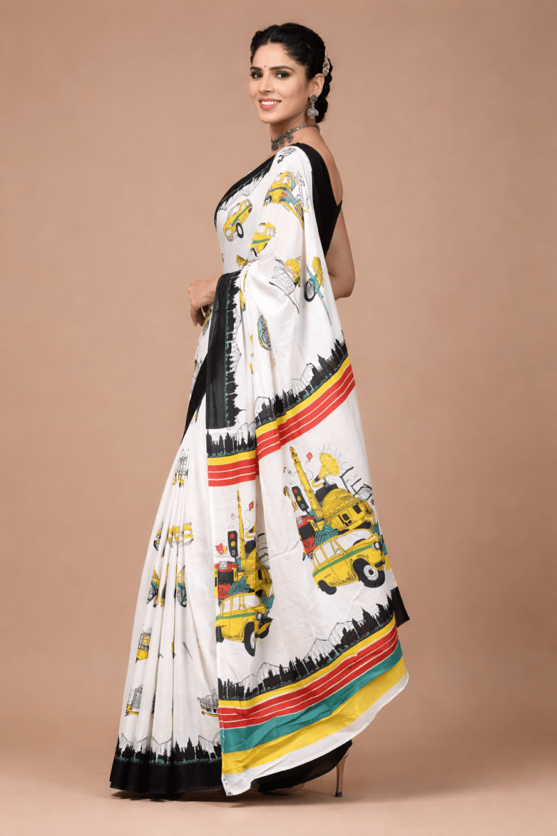 Travel World Mulmul Saree