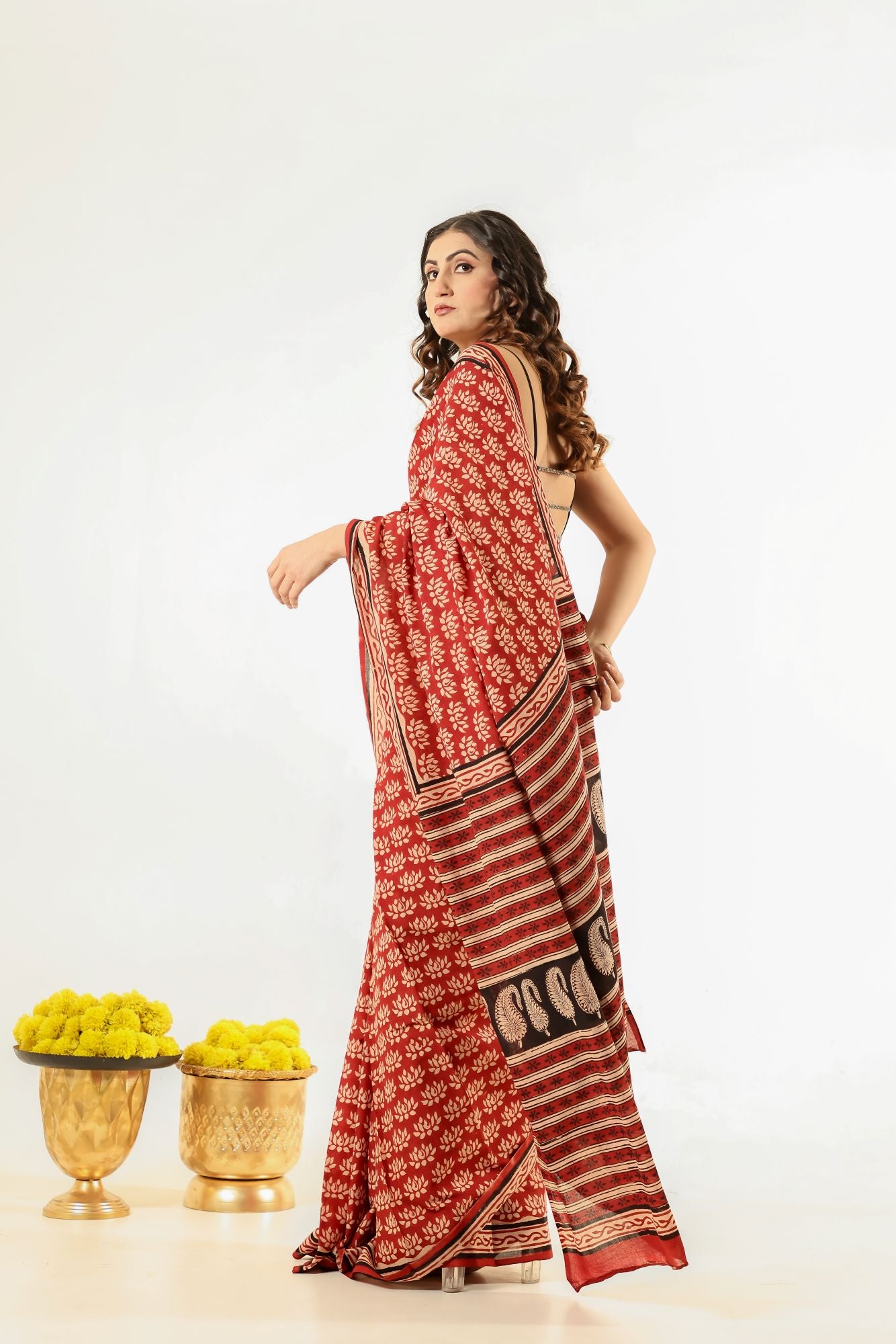 Lotus Symphony Saree