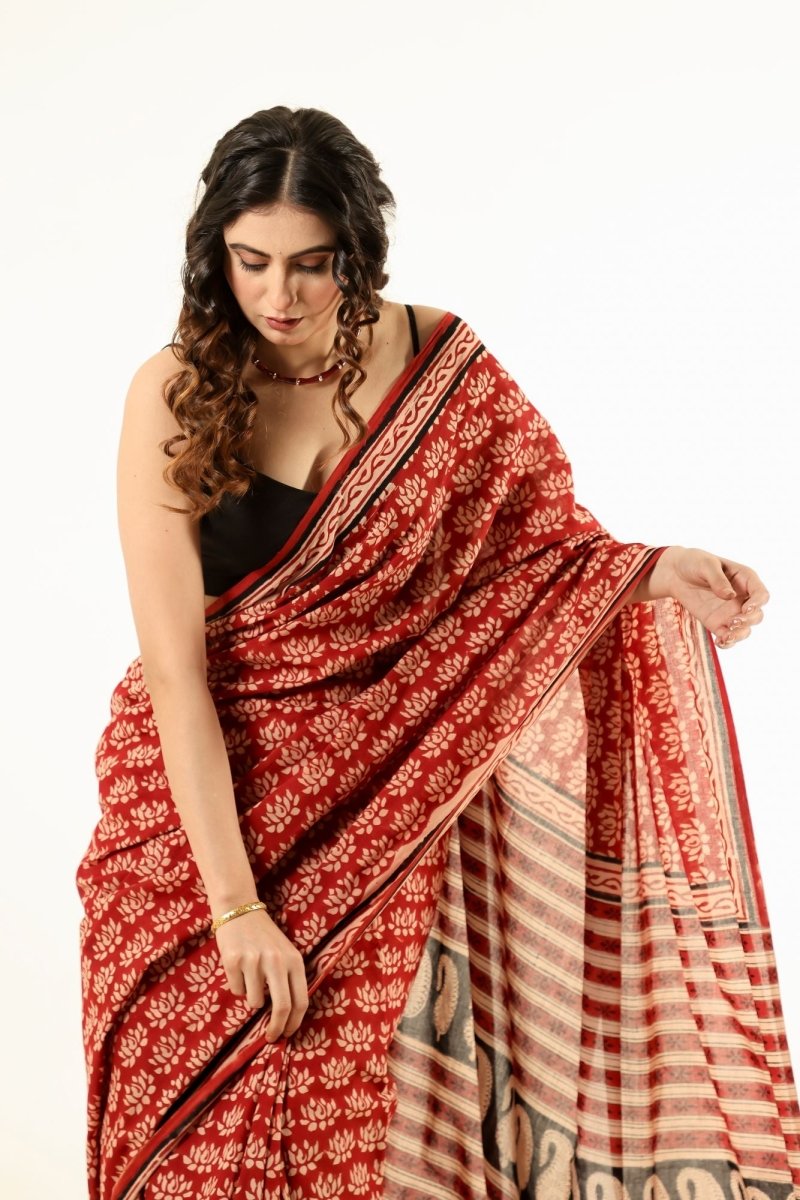 Lotus Symphony Saree