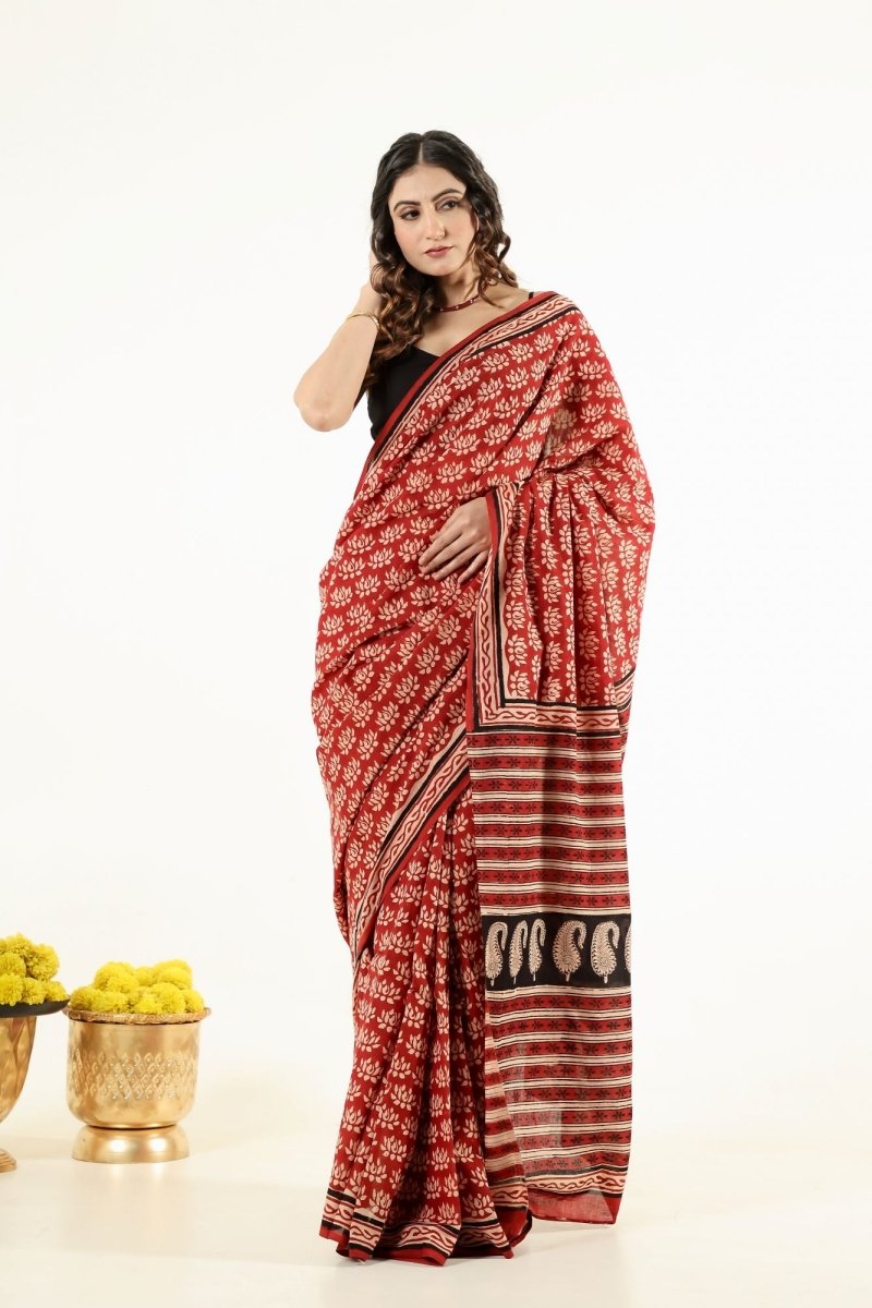 Lotus Symphony Saree
