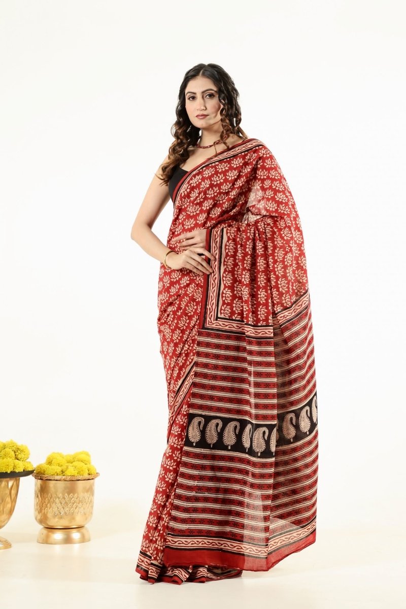 Lotus Symphony Saree