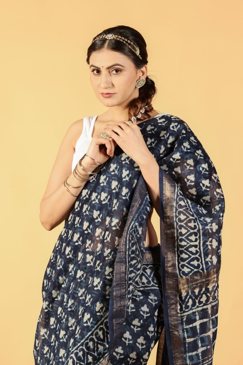 Indigo Vana Saree