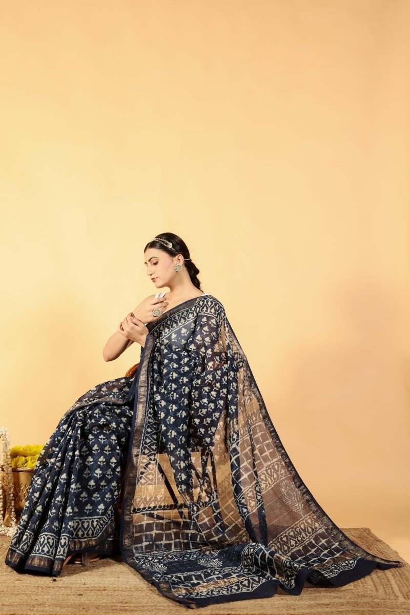 Indigo Vana Saree