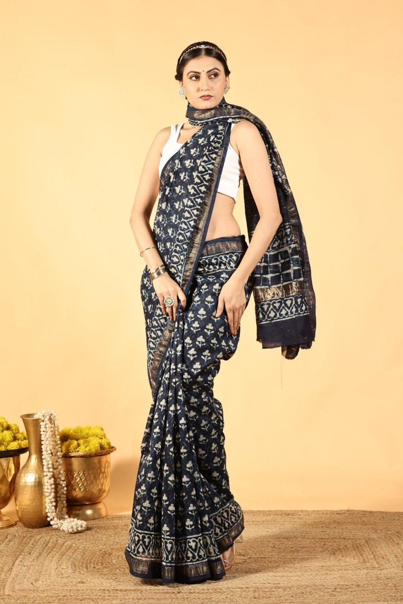 Indigo Vana Saree