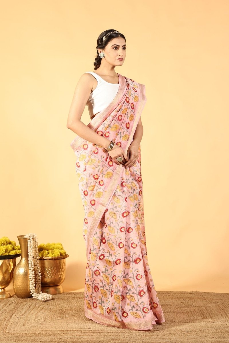 Gulabi Gulnaar Saree