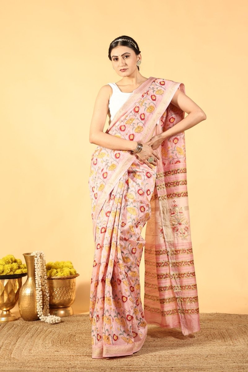 Gulabi Gulnaar Saree