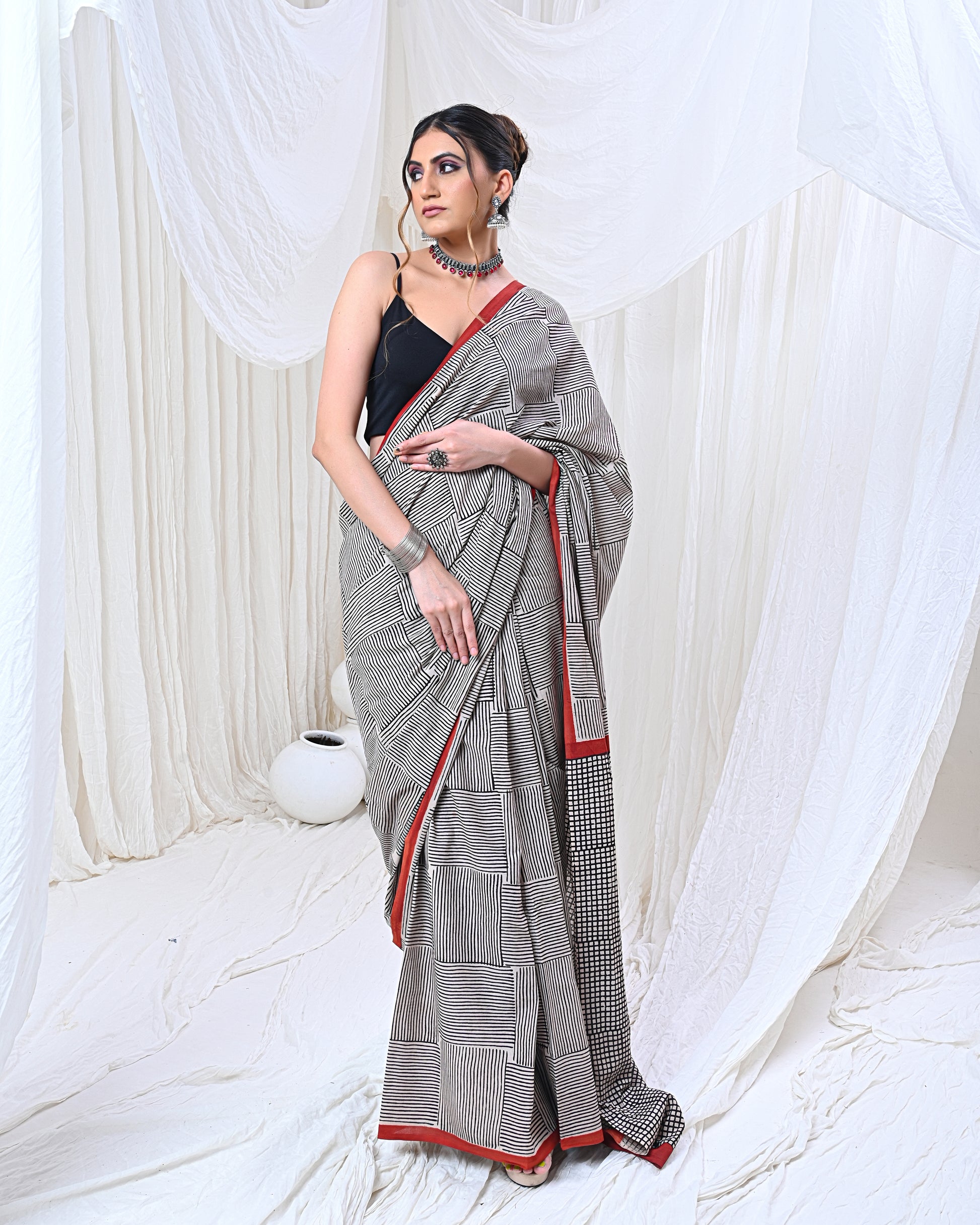 Grey Desire Saree