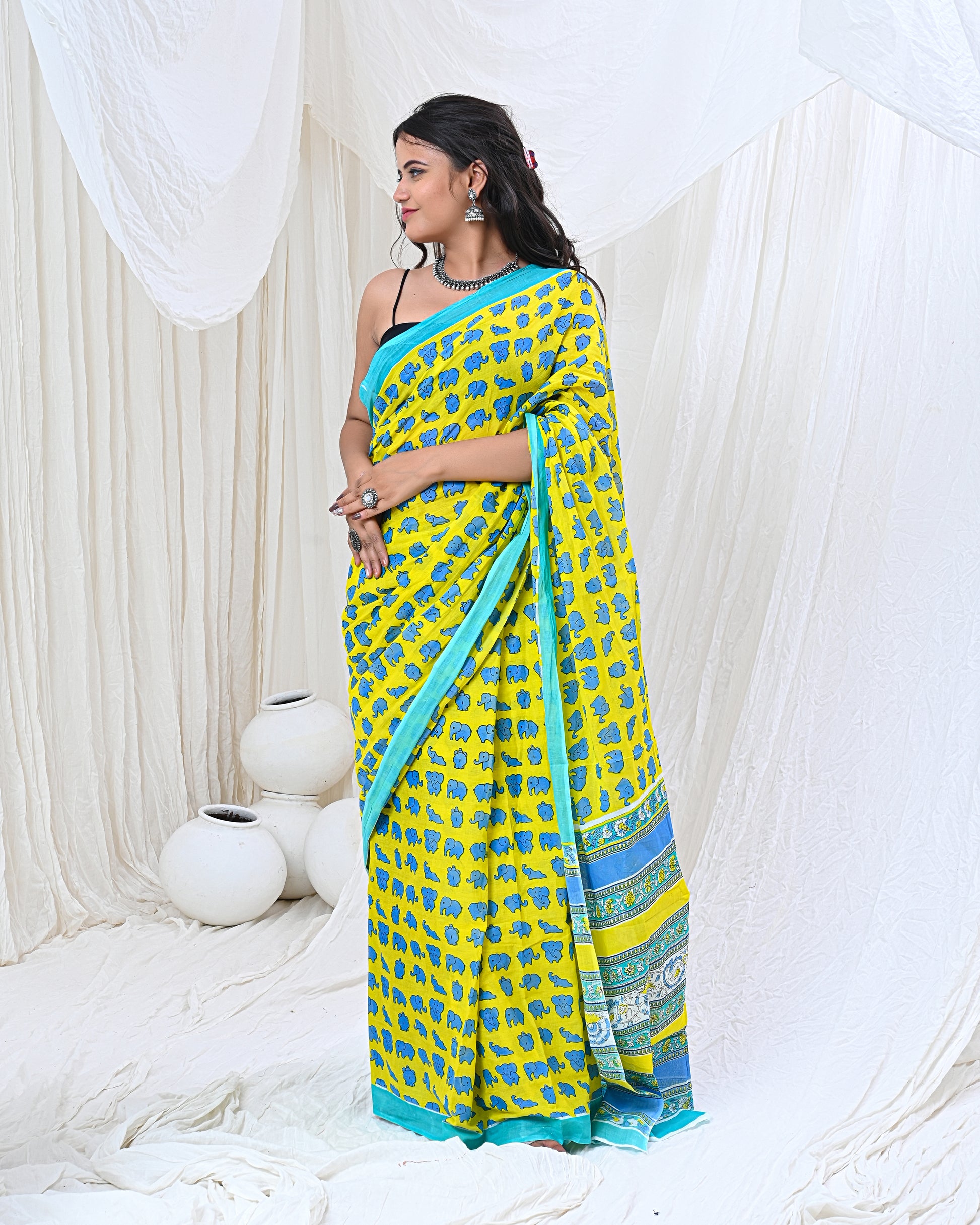 Coral Cove Saree