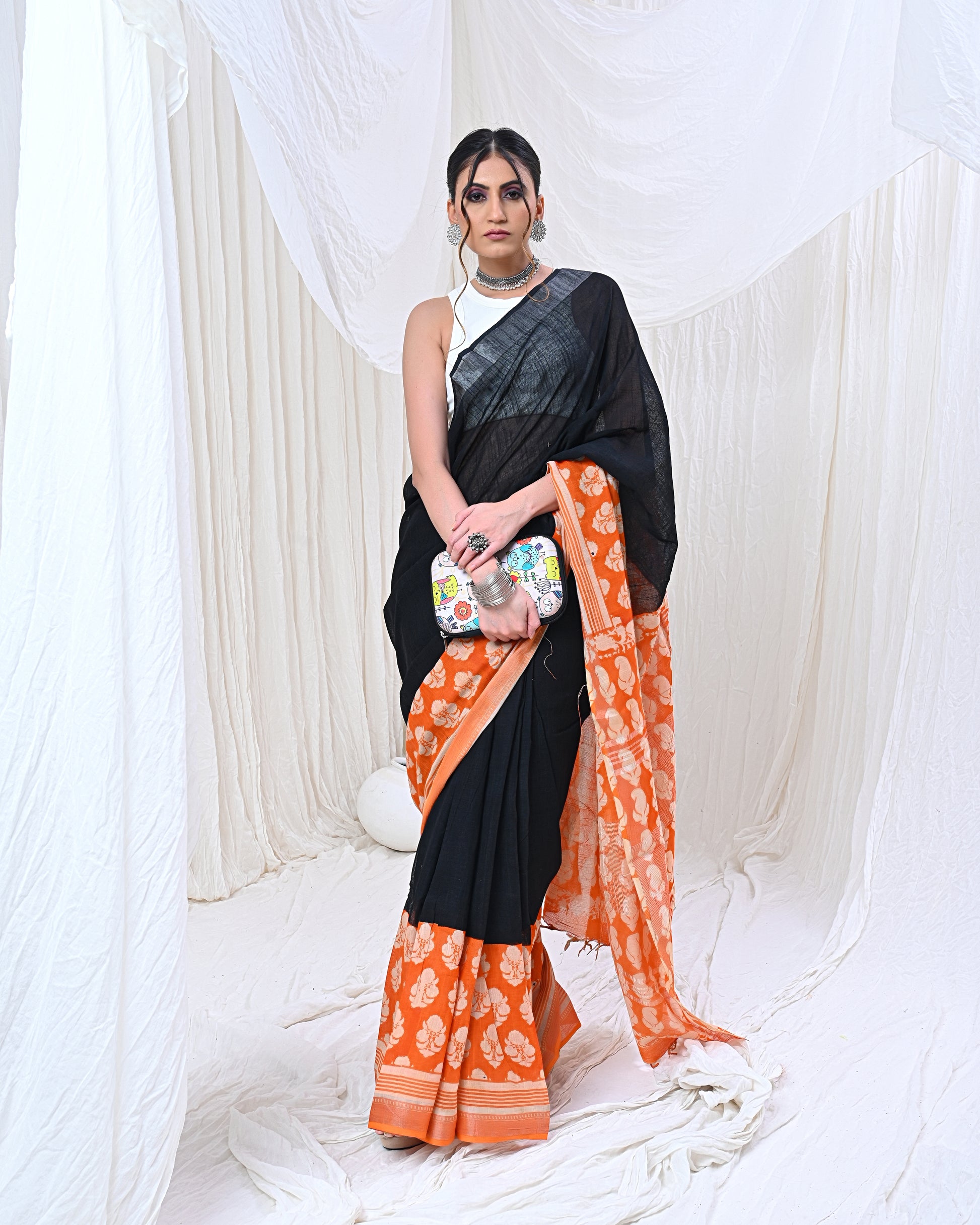 Oceanic Serenade Saree