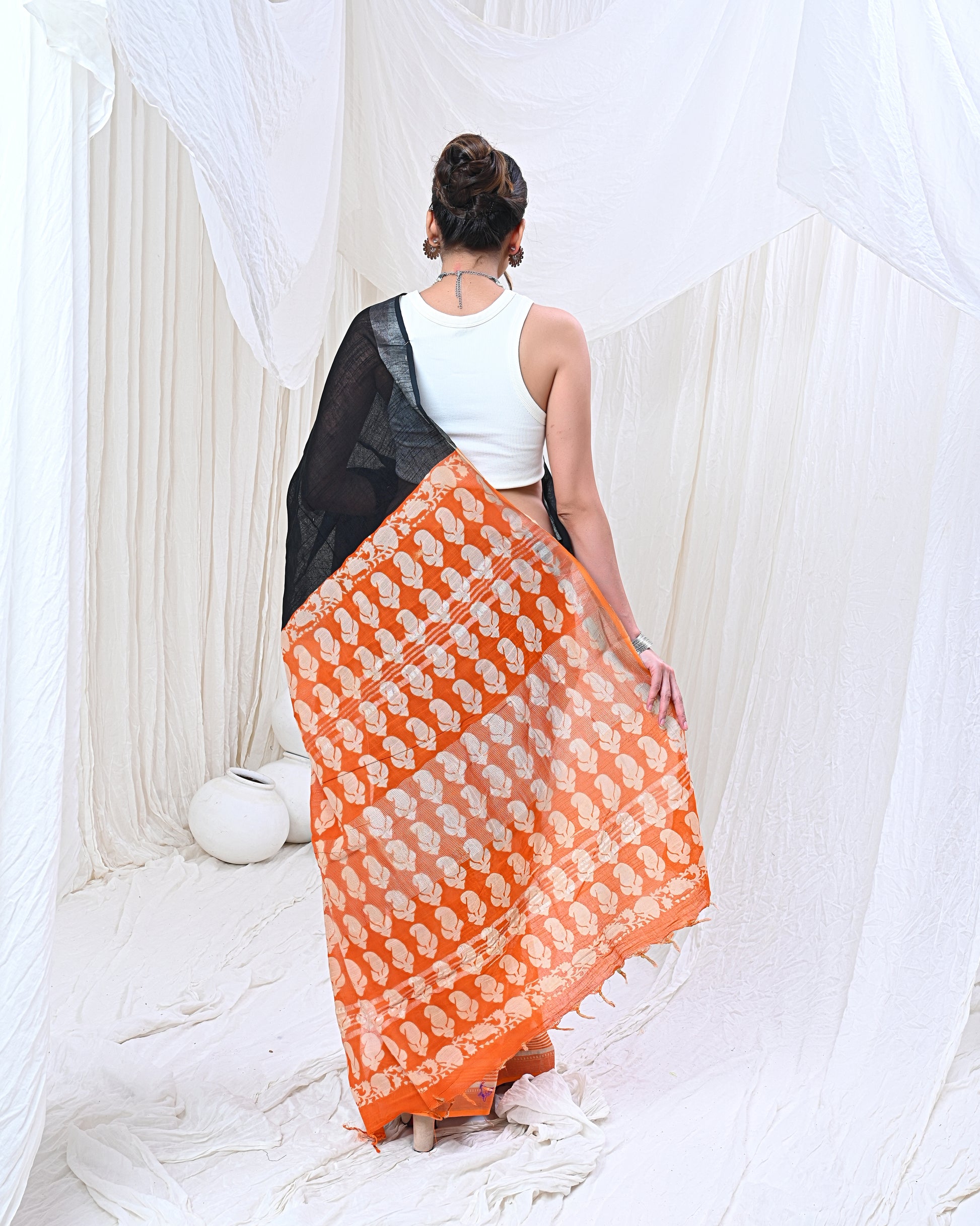 Oceanic Serenade Saree