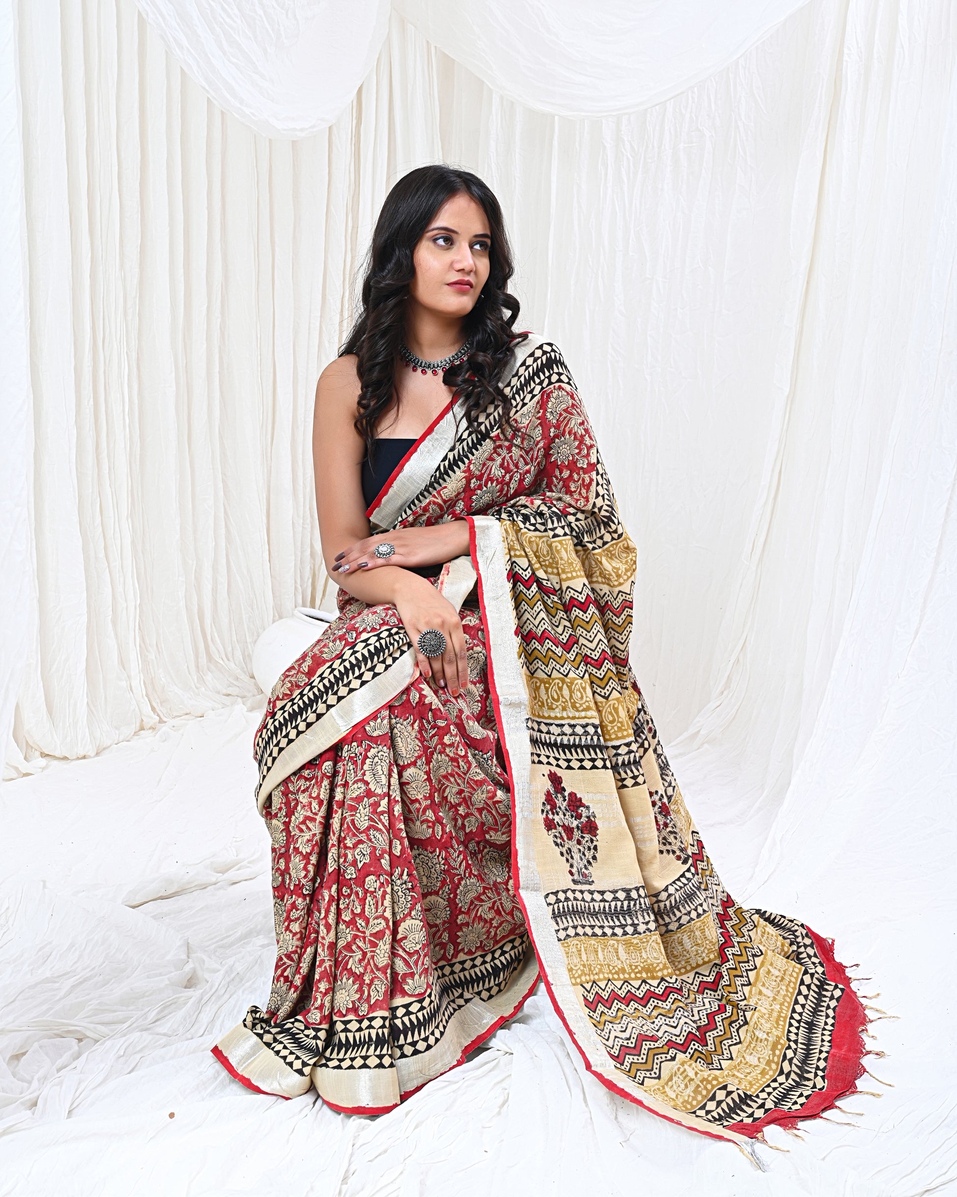 Starry Night Saree