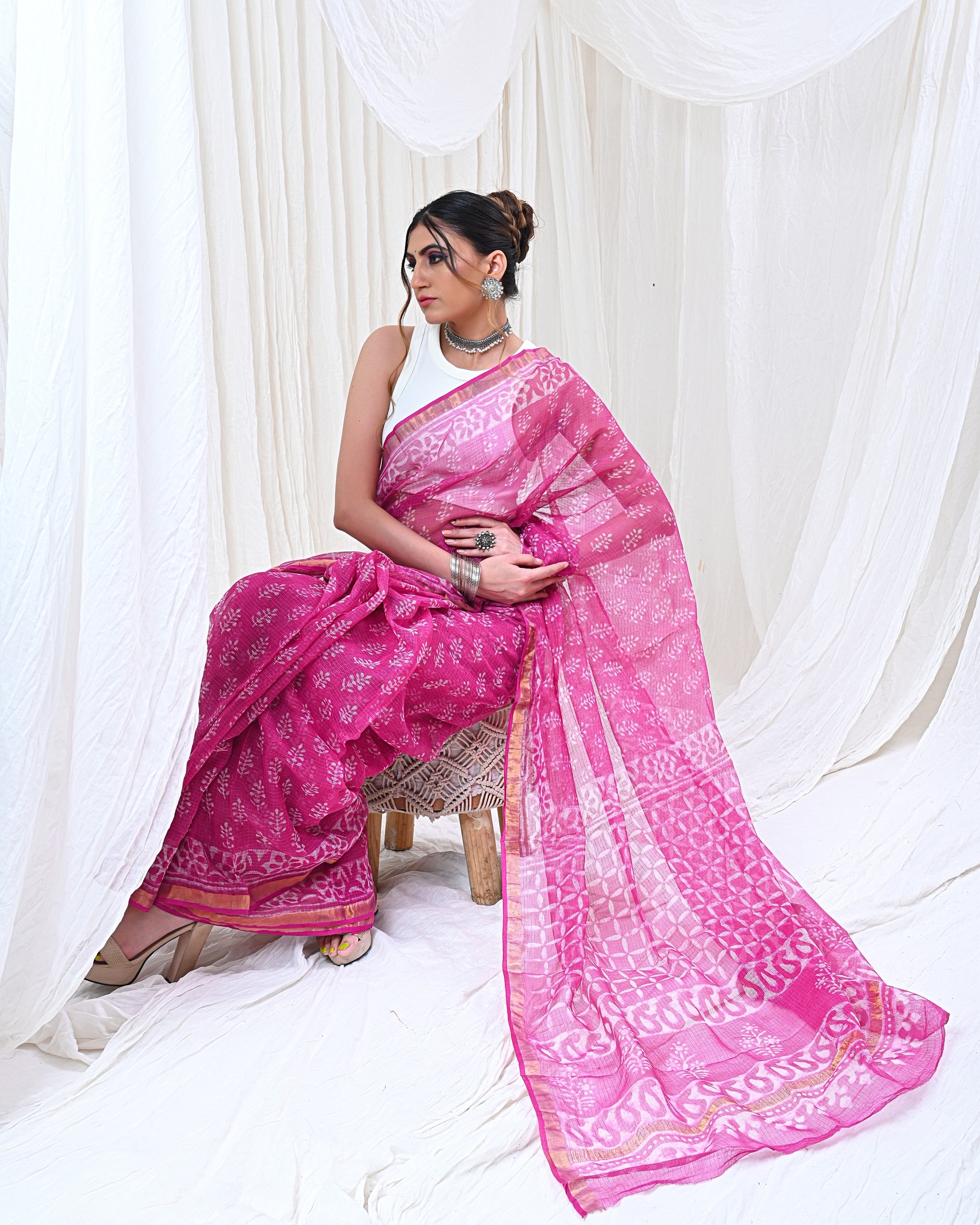 Rouge Twist Saree