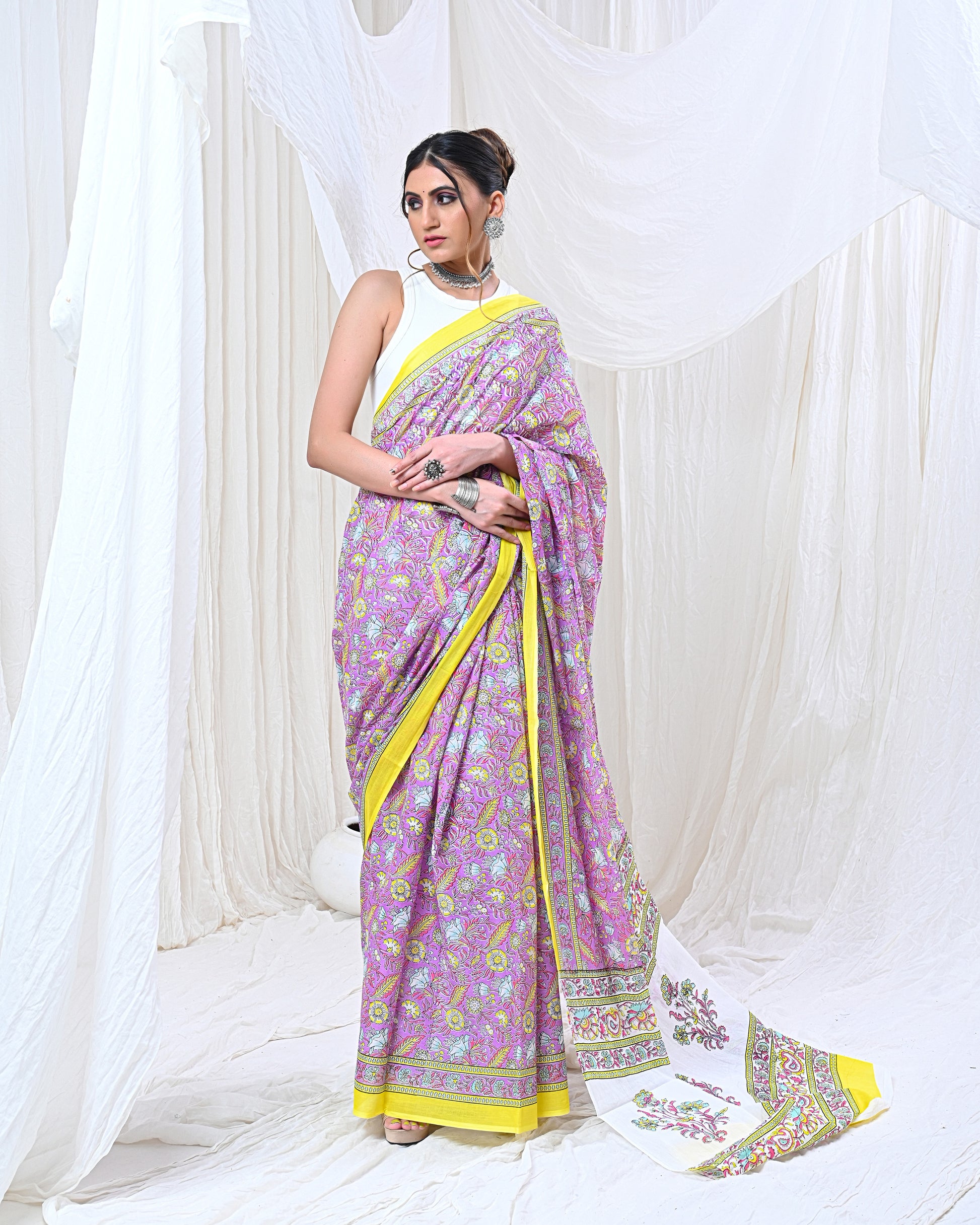 Lavender Mist Saree