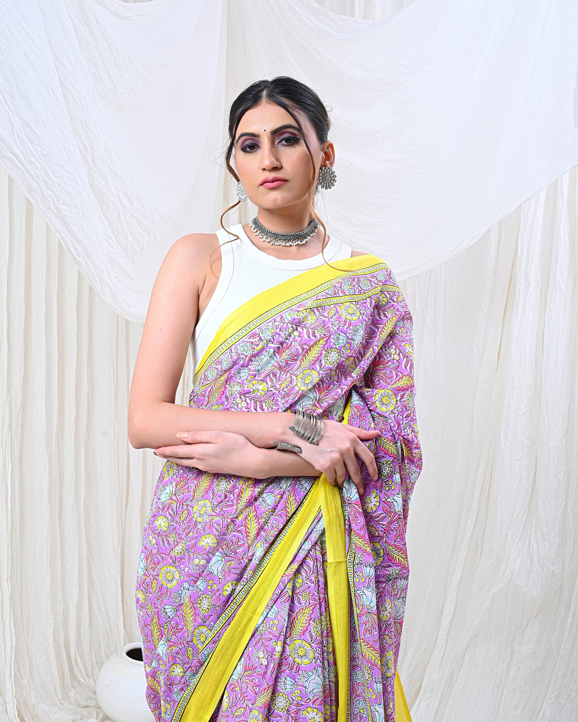 Lavender Mist Saree