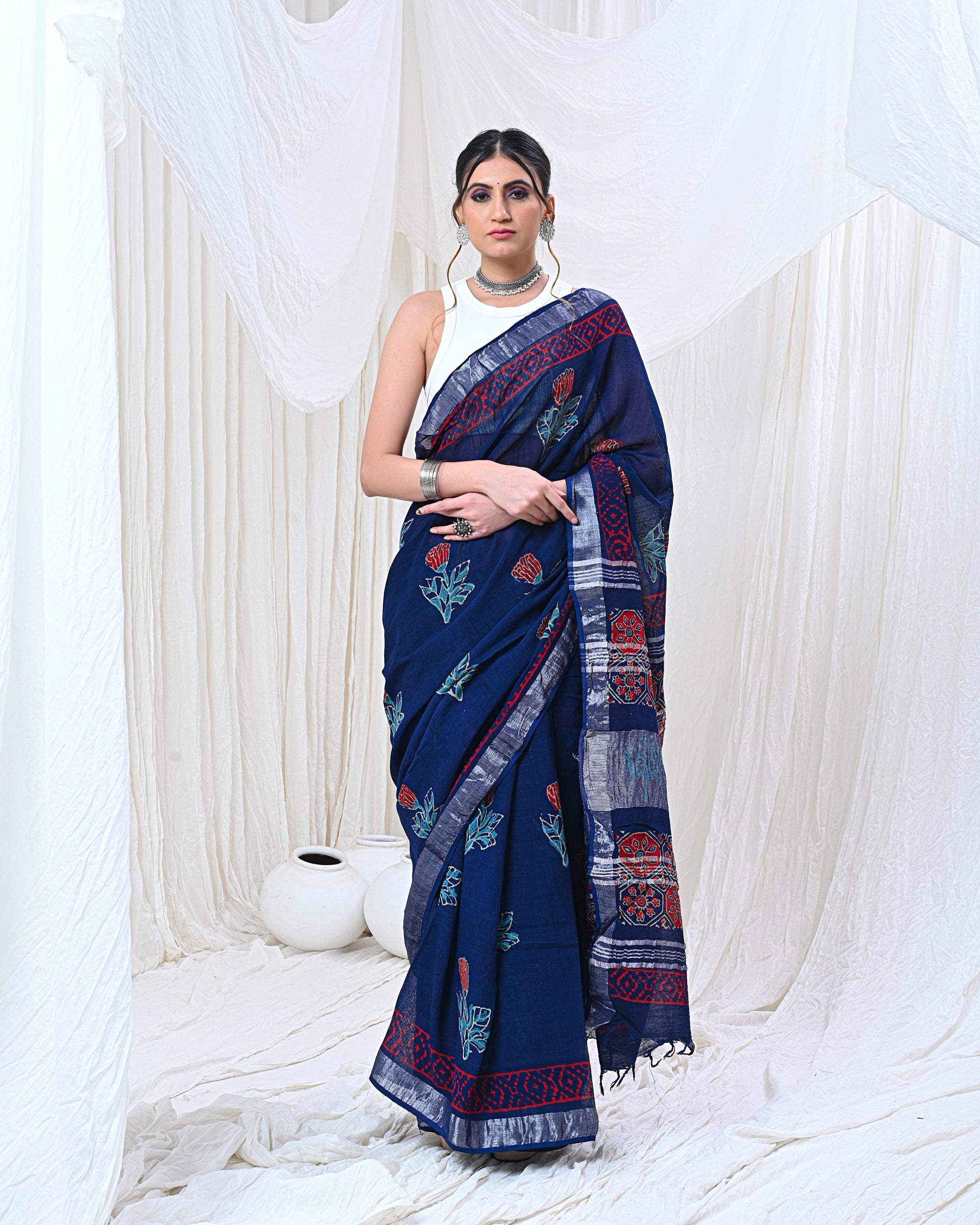 Noir Dahlia Saree