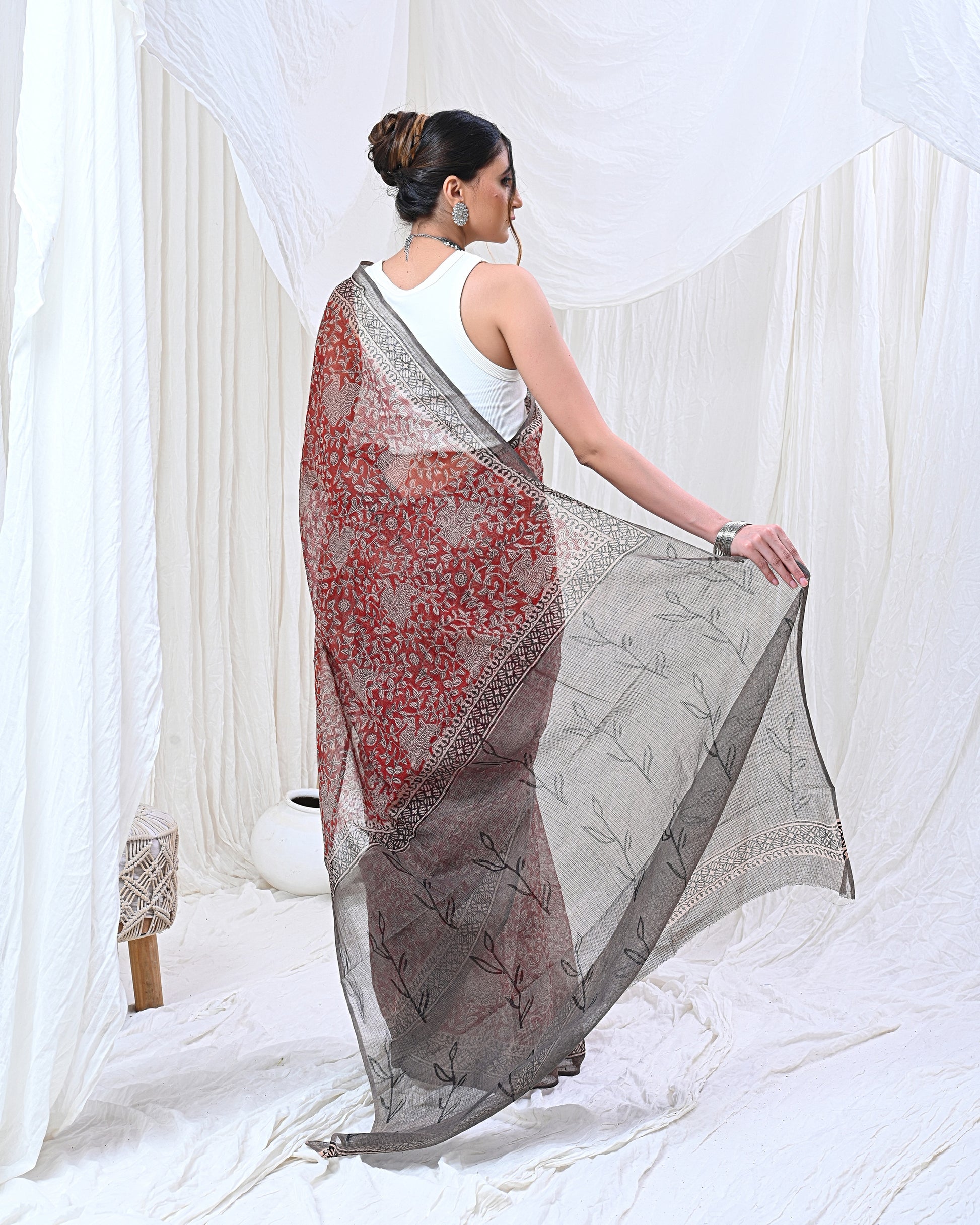 Sunset Serenade Saree