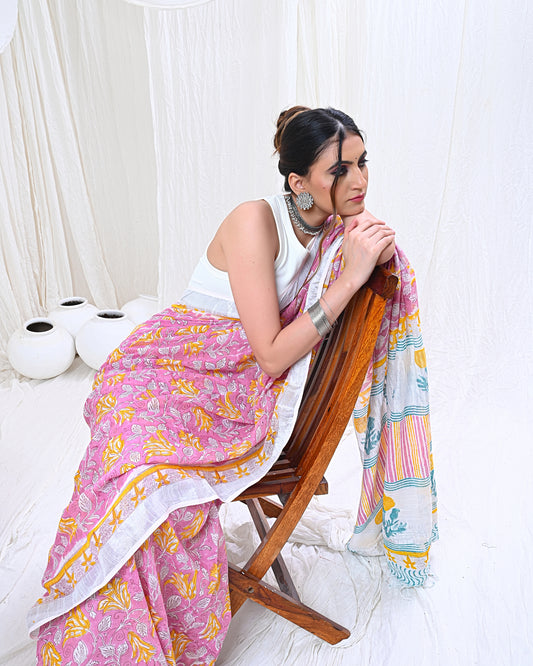 Onyx Rose Saree