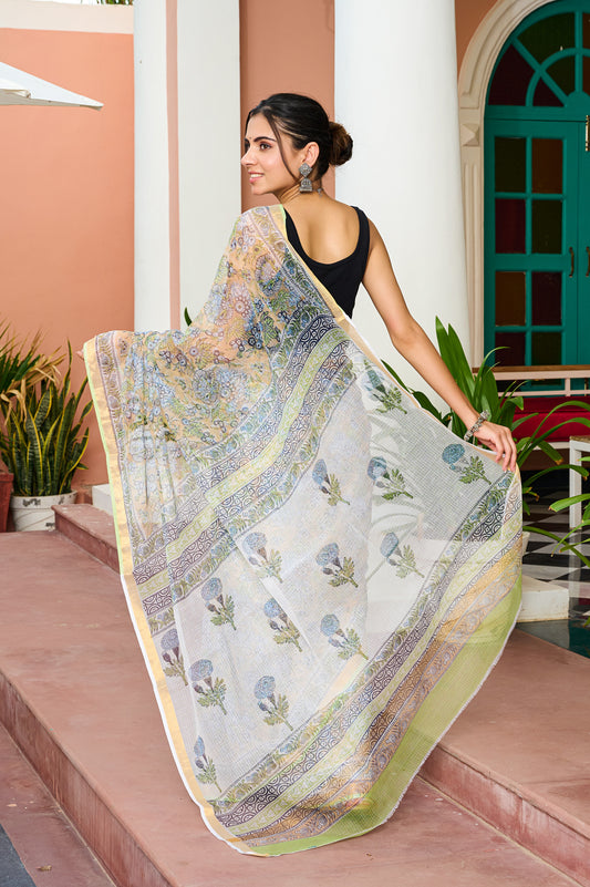 Garden Love Saree