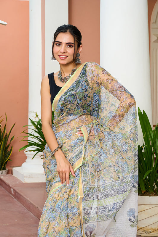 Garden Love Saree