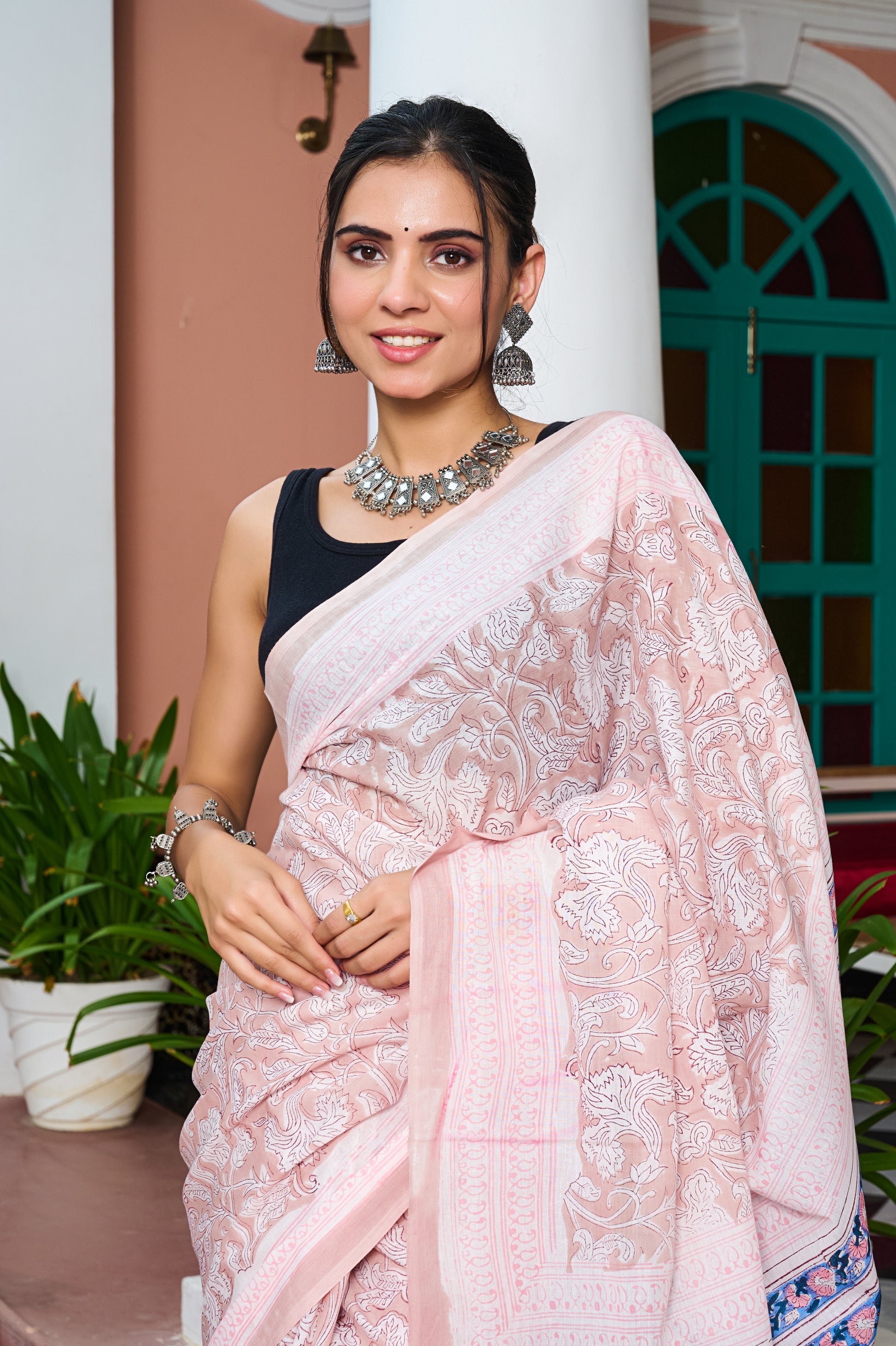 Blush Elegance Saree