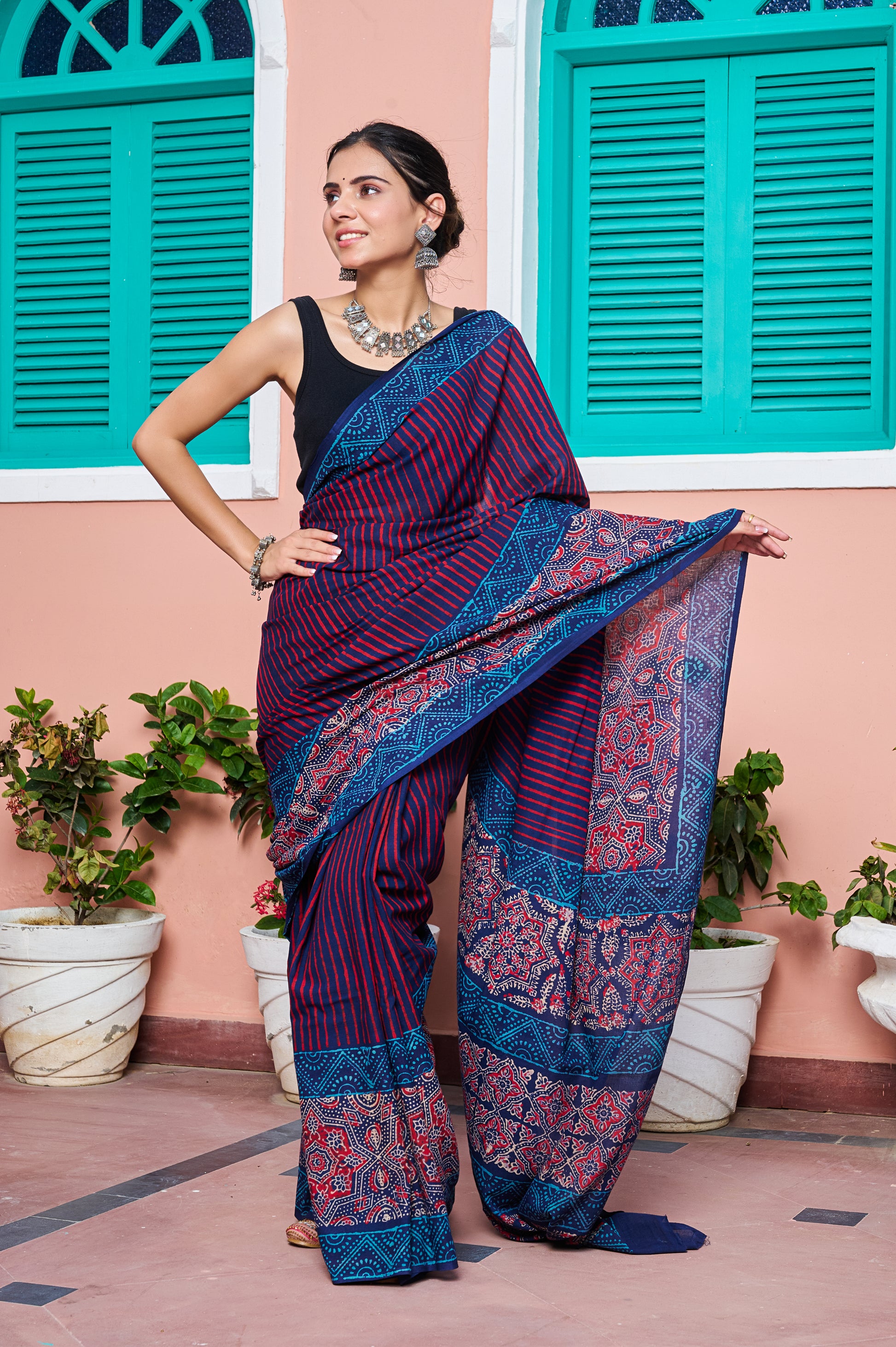 Radiant Fusion Saree