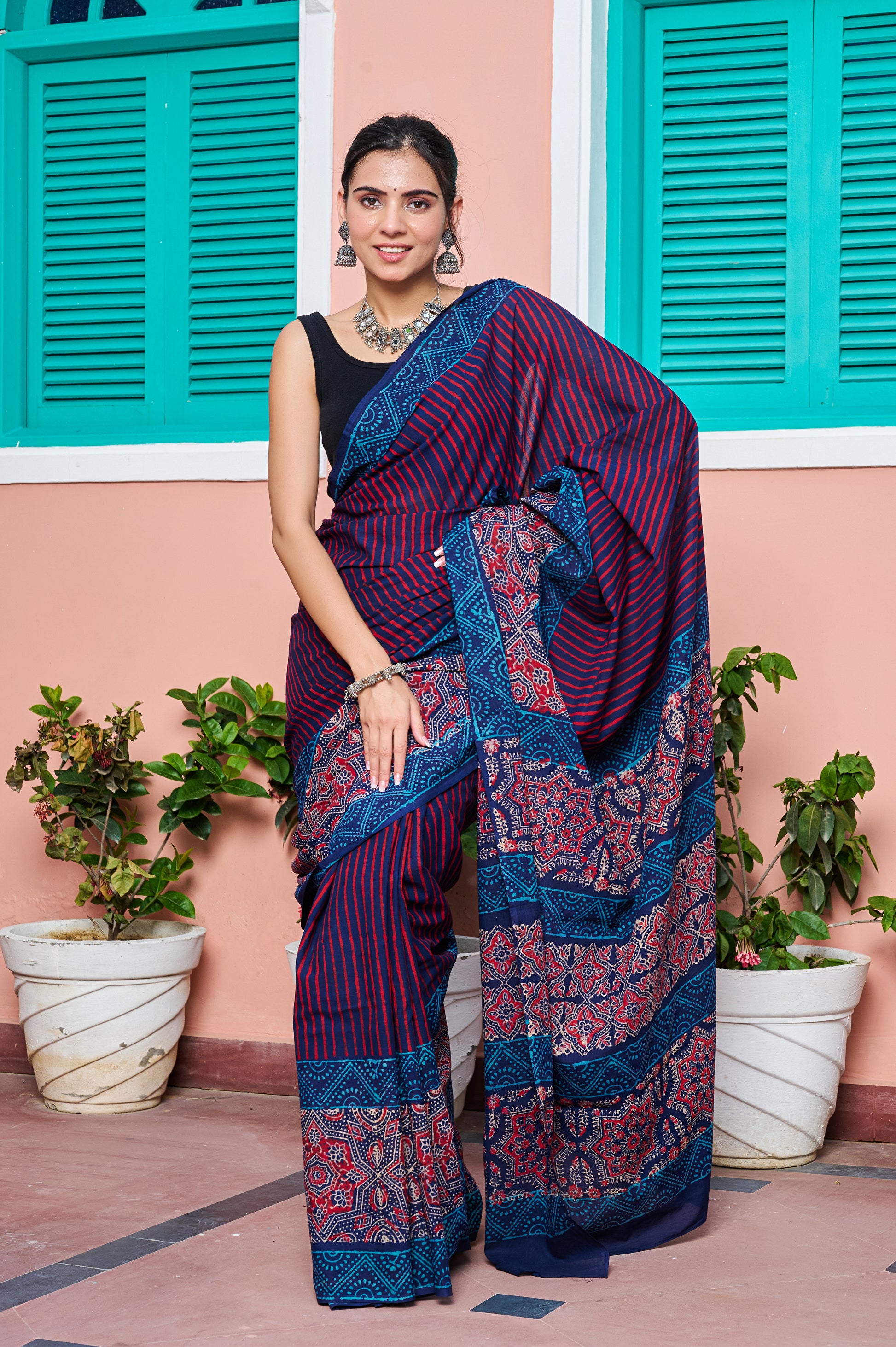 Radiant Fusion Saree