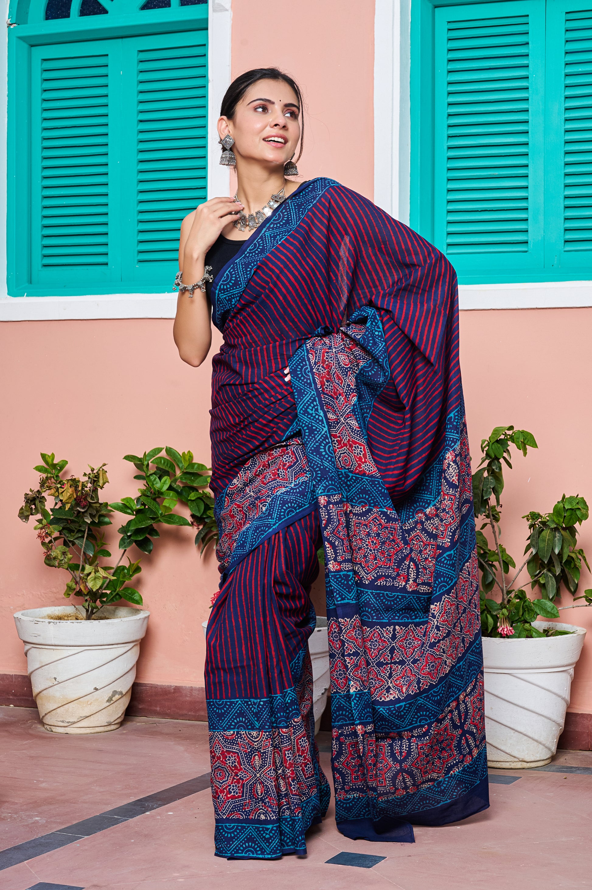 Radiant Fusion Saree