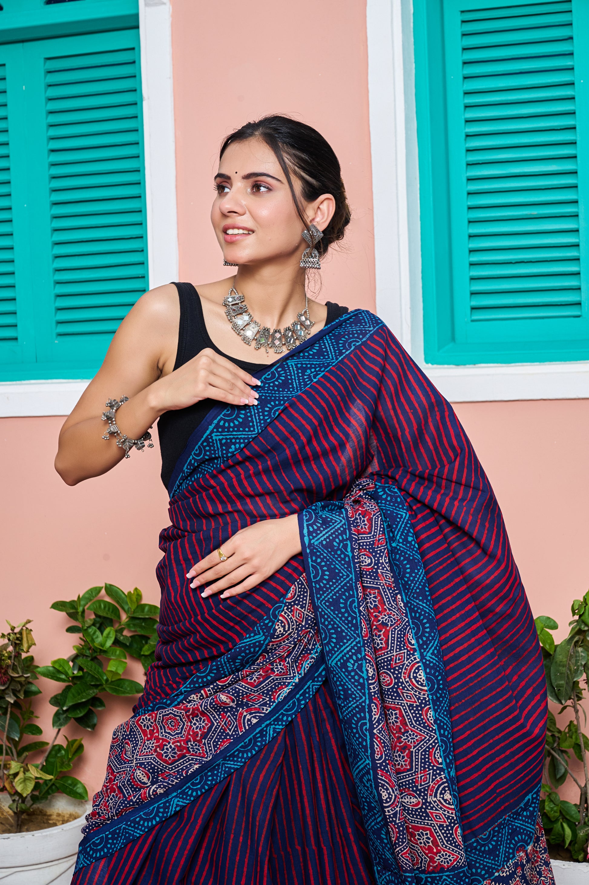 Radiant Fusion Saree