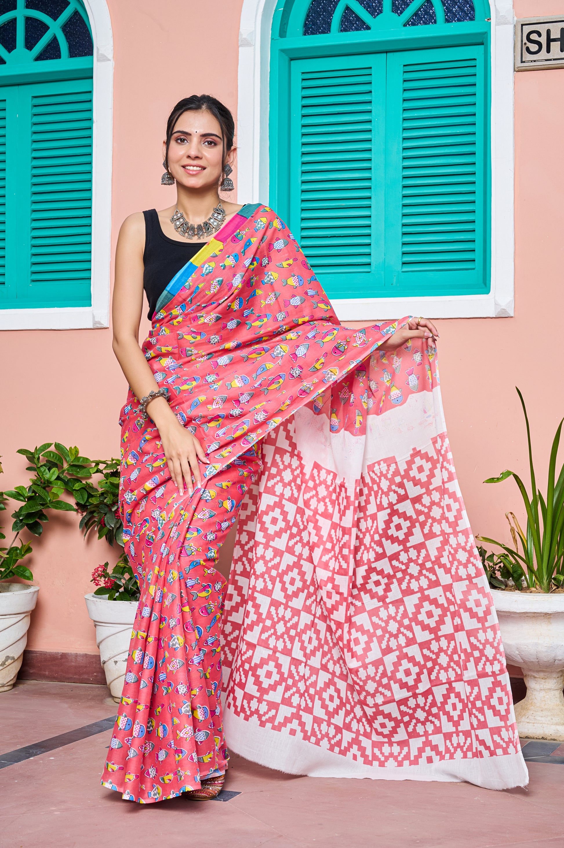 Pink Symphony Saree