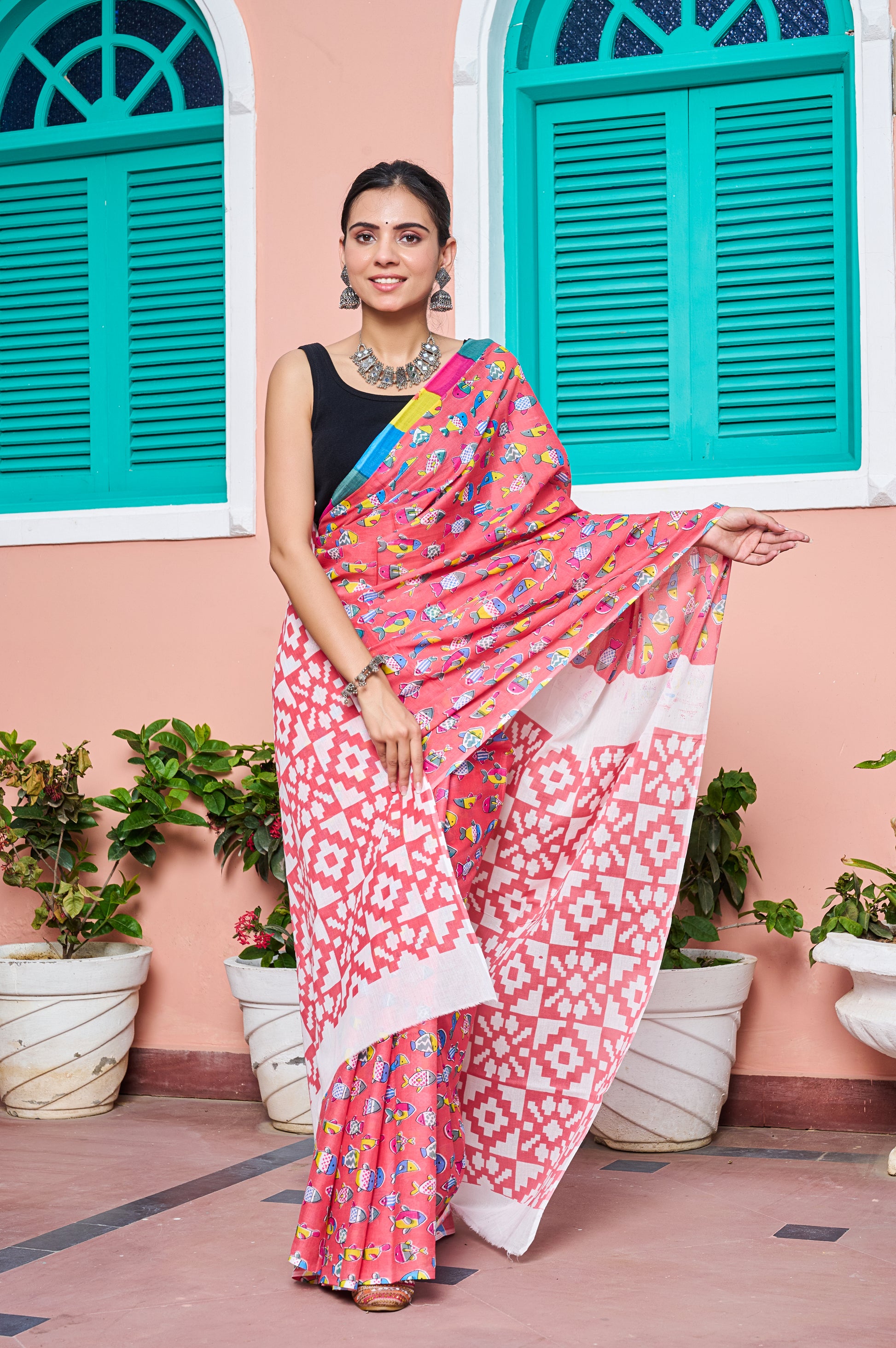 Pink Symphony Saree