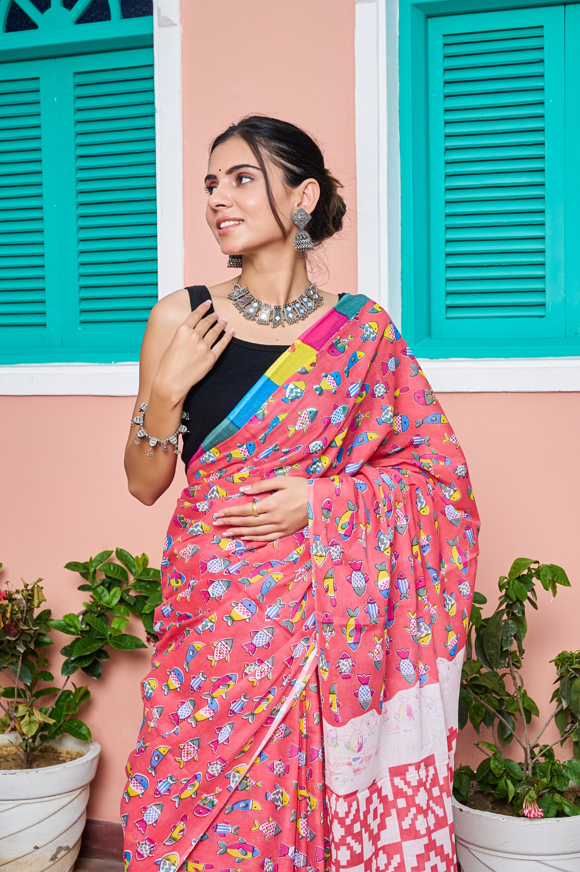 Pink Symphony Saree