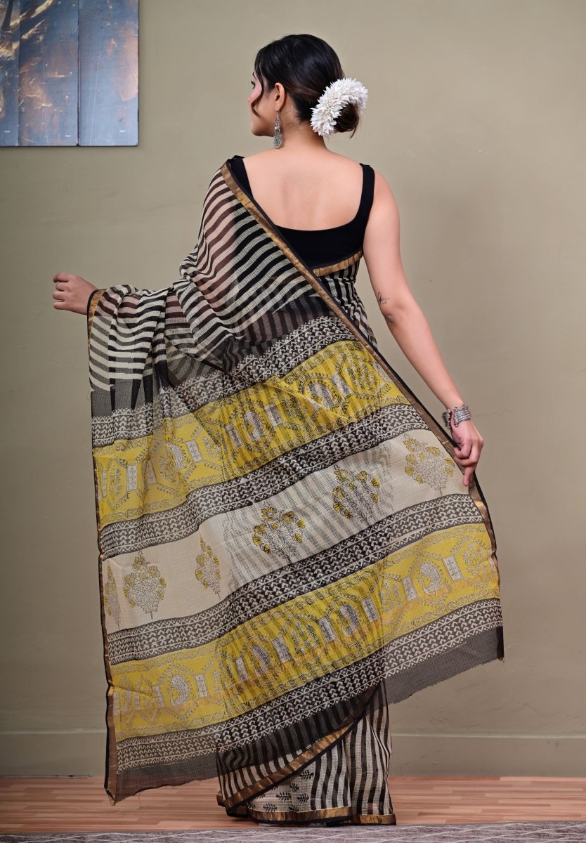 Regal Stripes Kota Saree