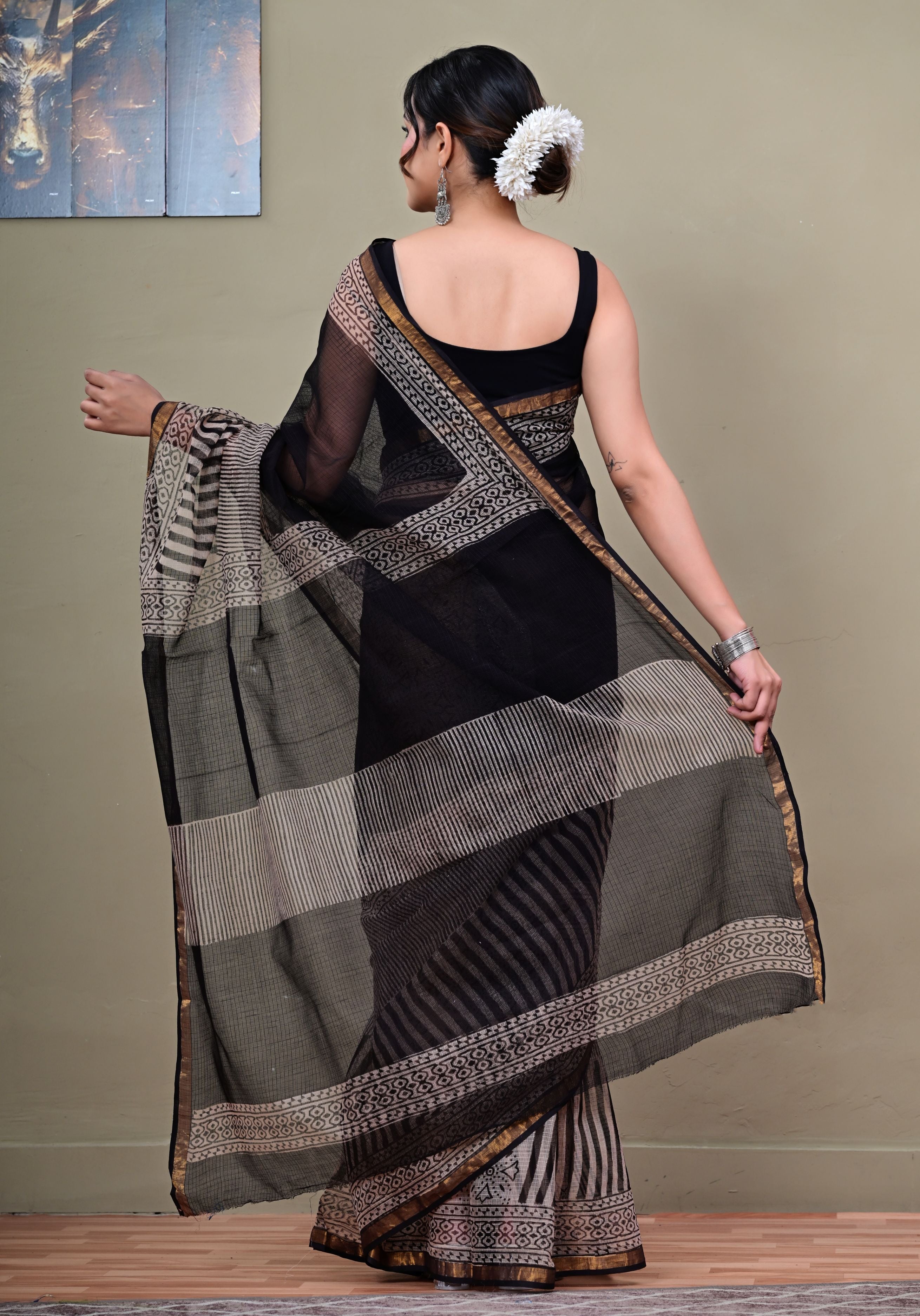 Black Rhythm Kota Saree