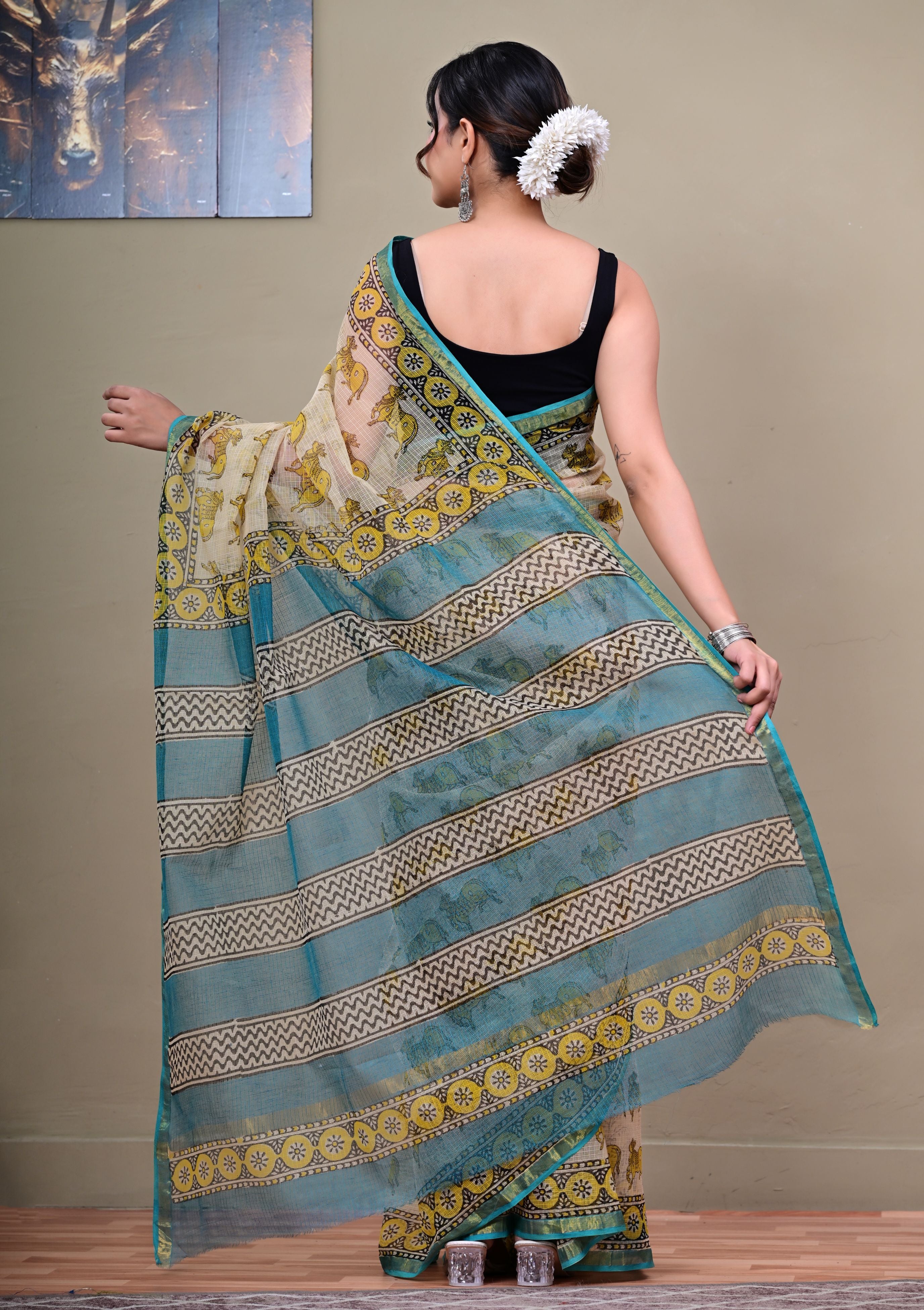 Sunshine Safari Kota Saree